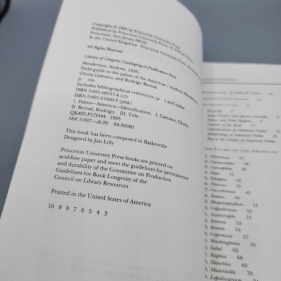 Field Guide to the Palms of the Americas Princeton By Andrew Henderson PB - Picture 5 of 16